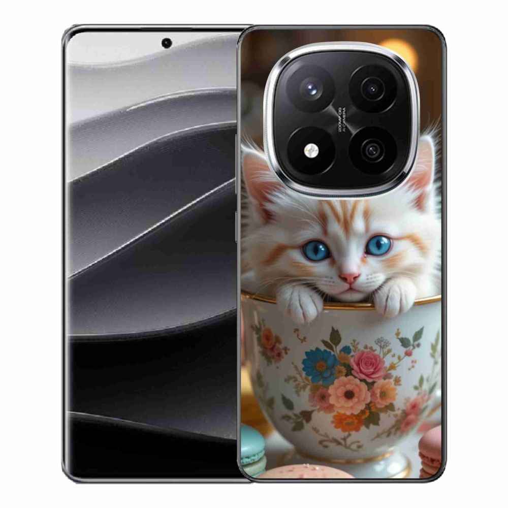 Gél borító mmCase a Xiaomi Redmi Note 14 Pro+ 5G számára - aranyos cica 6