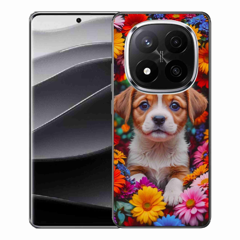 Gél borítás mmCase a Xiaomi Redmi Note 14 Pro+ 5G számára - aranyos kiskutya