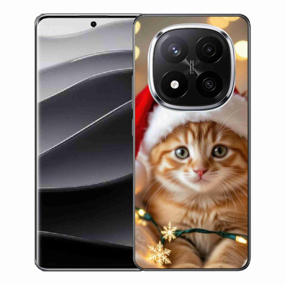 Gél borítás mmCase a Xiaomi Redmi Note 14 Pro+ 5G számára - Karácsonyi cica