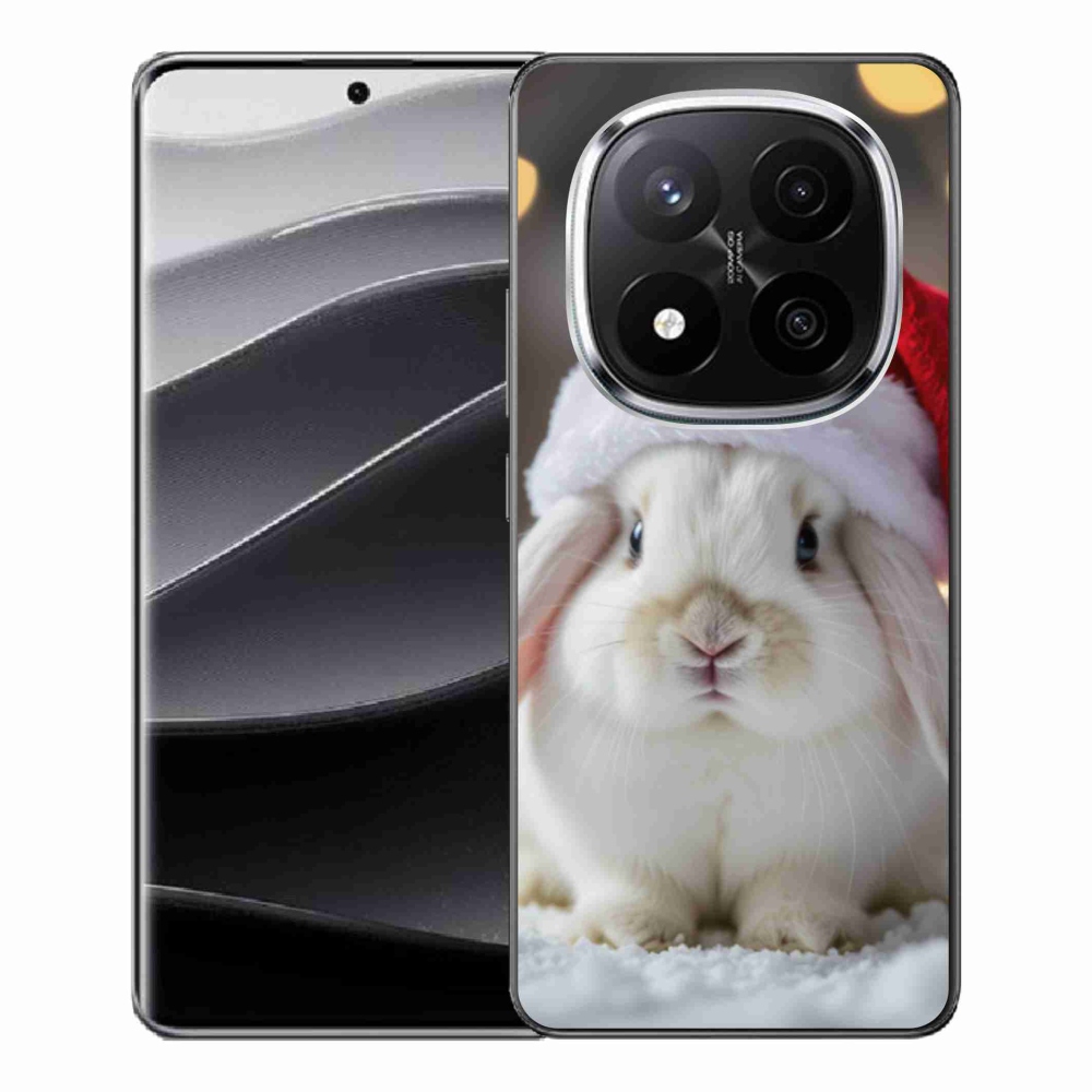 Gél borítás mmCase a Xiaomi Redmi Note 14 Pro+ 5G - karácsonyi nyúlhoz
