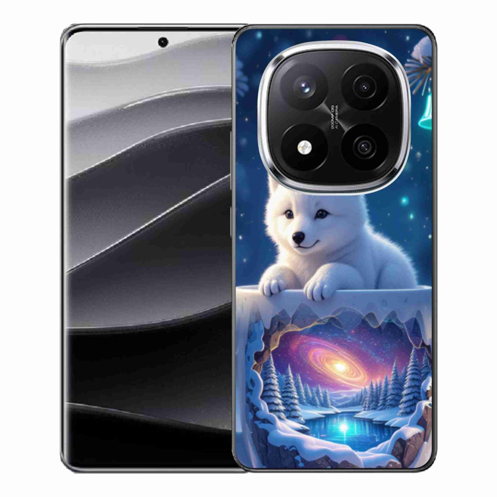 Gél borítás mmCase a Xiaomi Redmi Note 14 Pro+ 5G számára - karácsonyi kölyökkutya