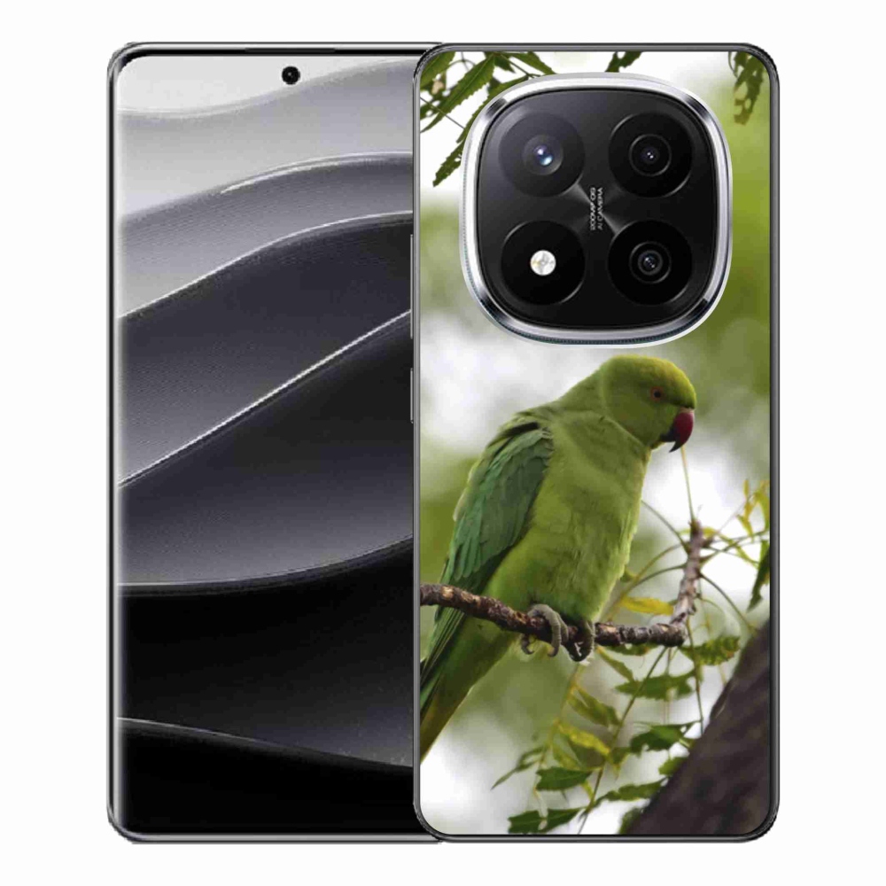 Gél borítás mmCase a Xiaomi Redmi Note 14 Pro+ 5G - zöld papagájhoz