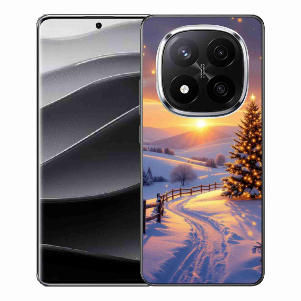 Gél borítás mmCase a Xiaomi Redmi Note 14 Pro+ 5G - téli tájképhez