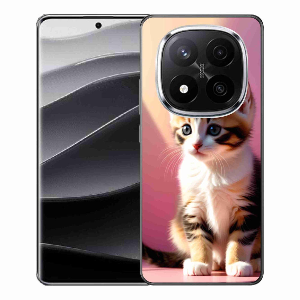 Gél borítás mmCase a Xiaomi Redmi Note 14 Pro+ 5G számára - kíváncsi cica 2