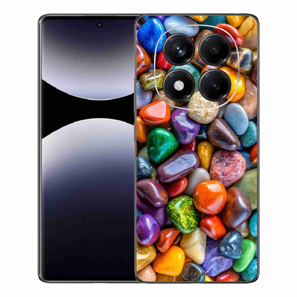 Gél borítás mmCase a Xiaomi Redmi Note 14 Pro számára - színes strasszkövek