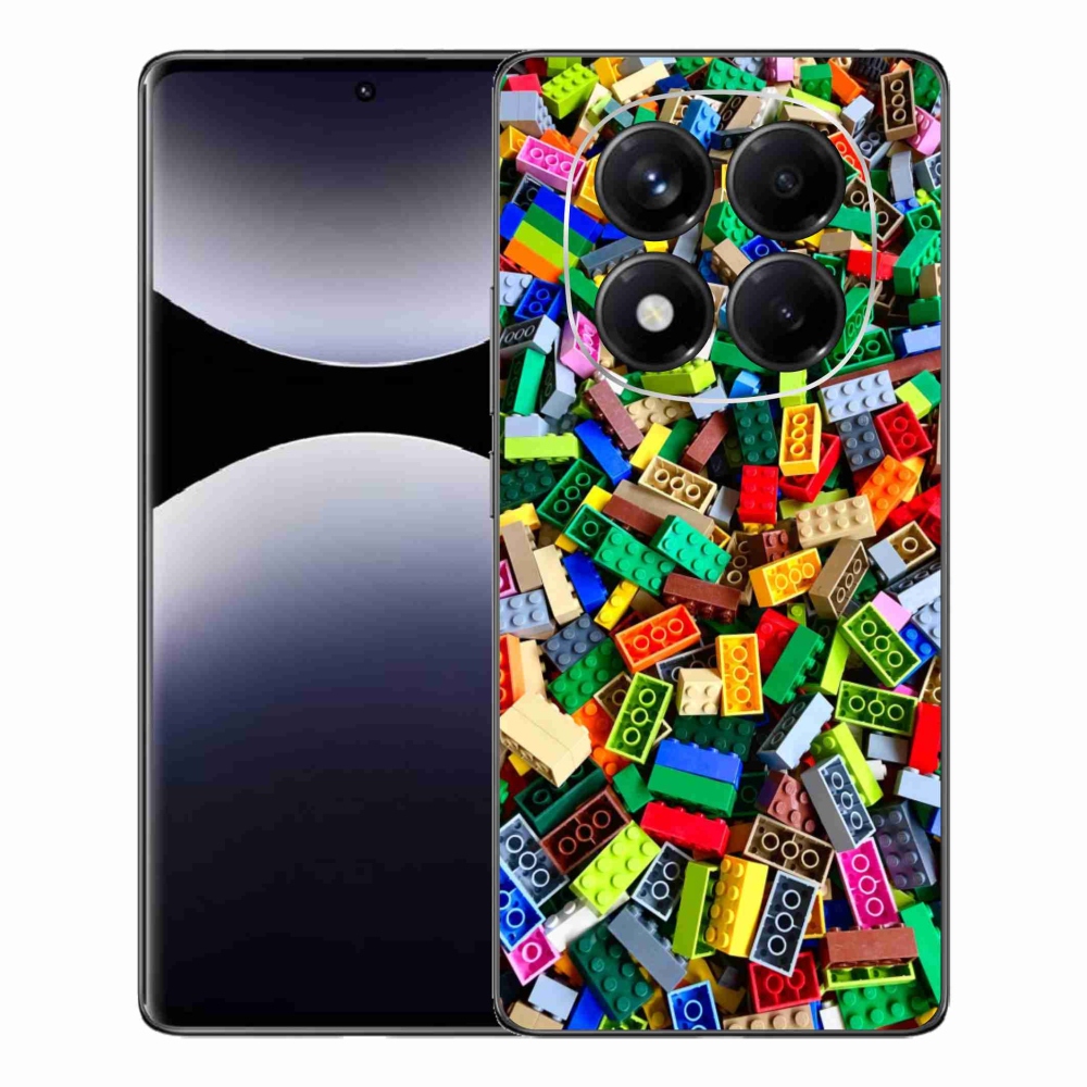 Gél borítás mmCase a Xiaomi Redmi Note 14 Pro számára - színes építőelemek