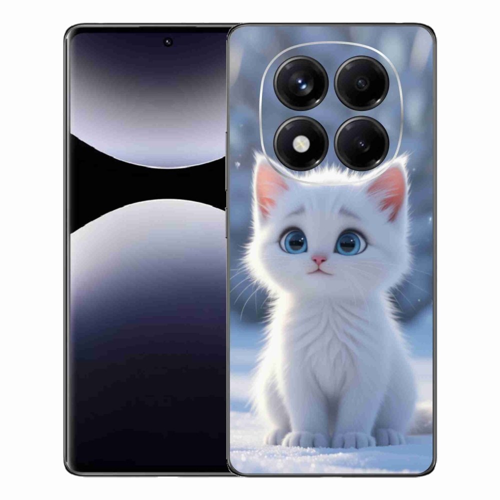 Gél borítás mmCase a Xiaomi Redmi Note 14 Pro készülékhez - fehér cica 3