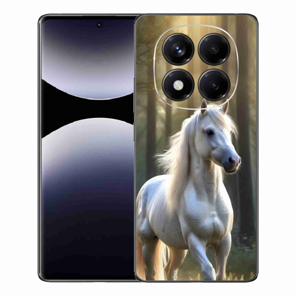 Gél borítás mmCase a Xiaomi Redmi Note 14 Pro-hoz - fehér ló 3