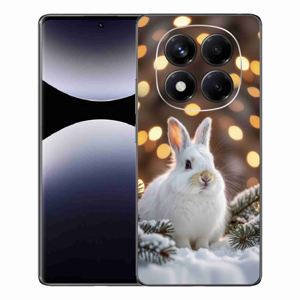 Gél borítás mmCase a Xiaomi Redmi Note 14 Pro számára - fehér nyúl