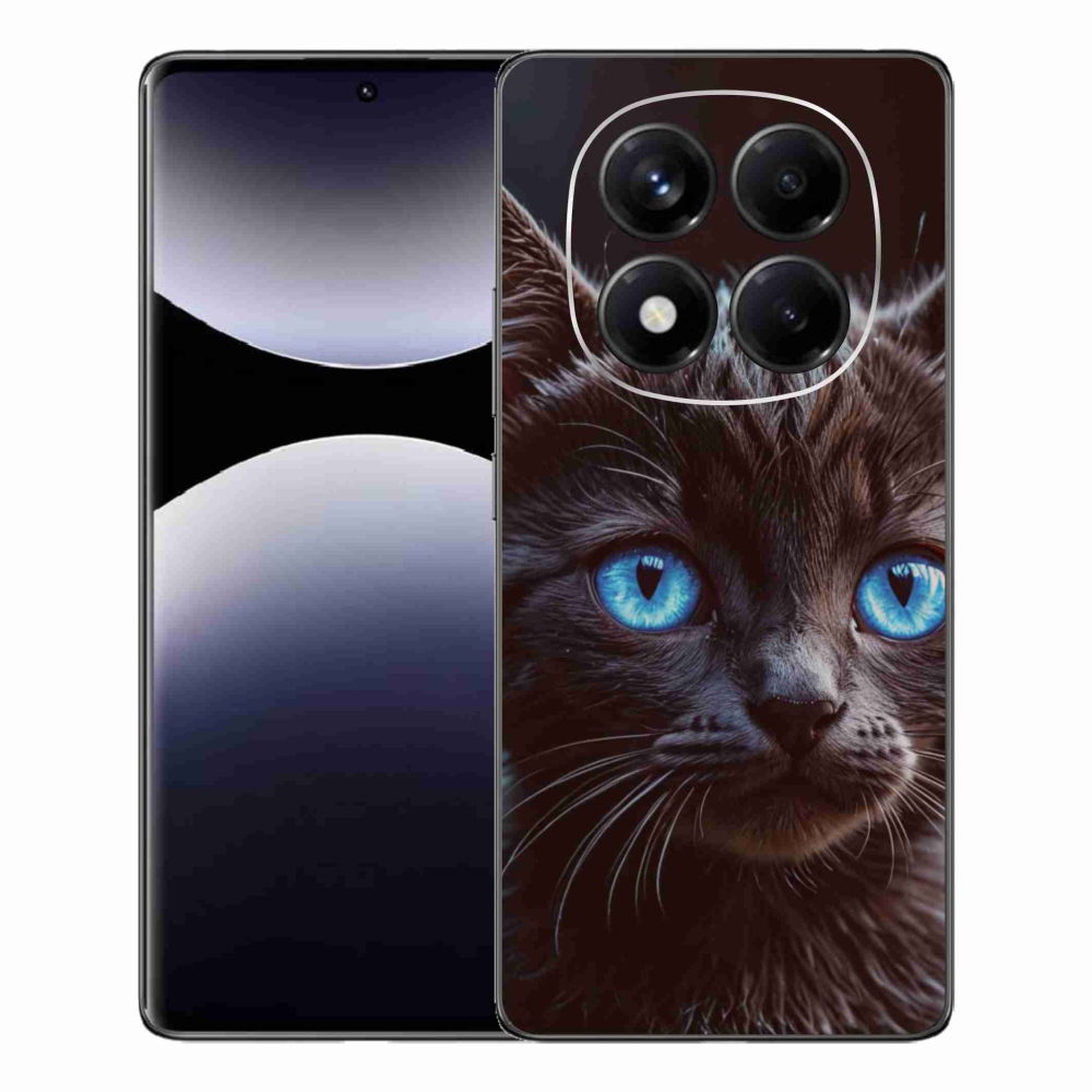 Gél borítás mmCase a Xiaomi Redmi Note 14 Pro számára - fekete cica 2