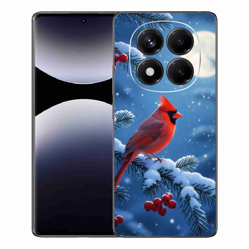 Gél borítás mmCase a Xiaomi Redmi Note 14 Pro készülékhez - bíborvörös színű