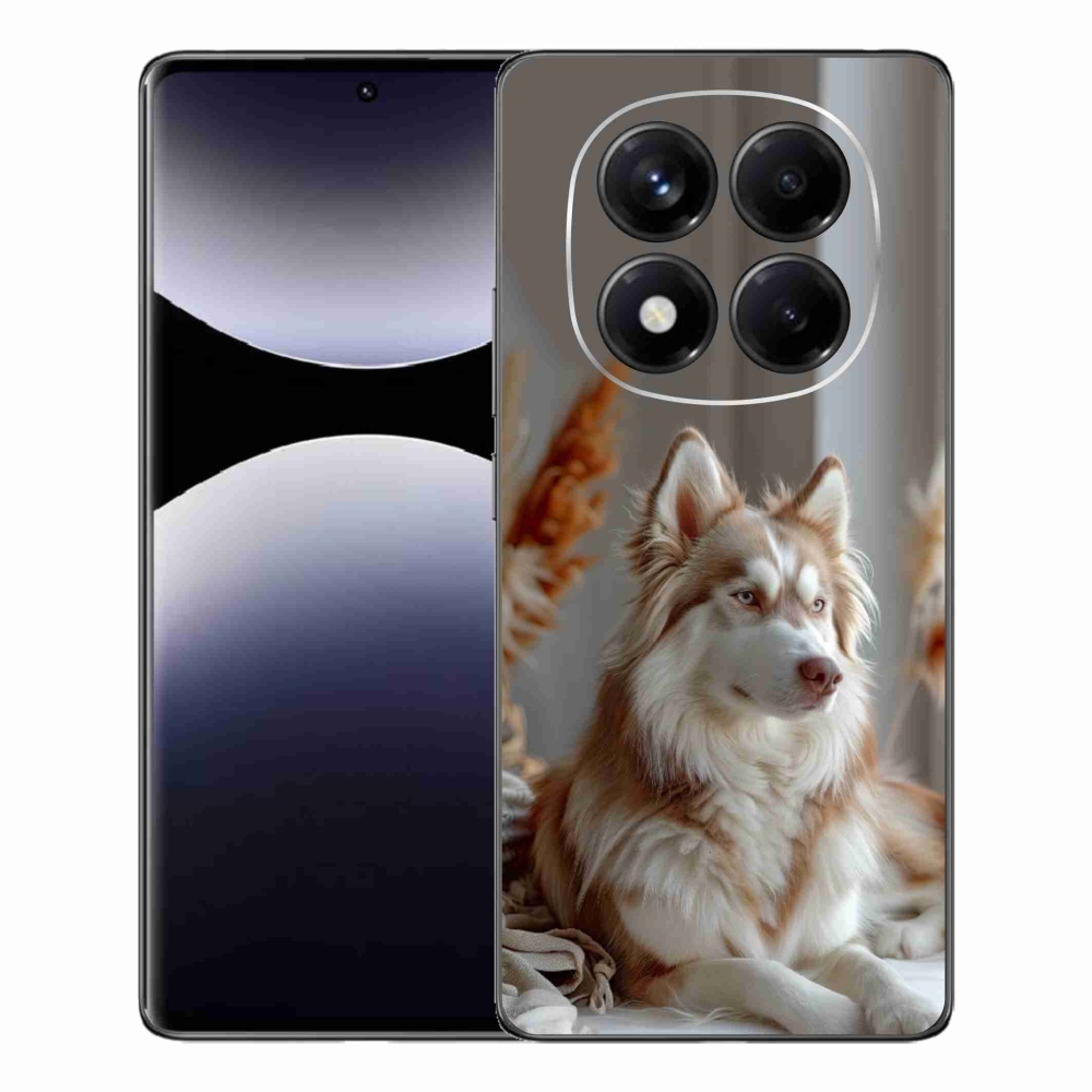 Gél borítás mmCase a Xiaomi Redmi Note 14 Pro számára - csendes szibériai husky