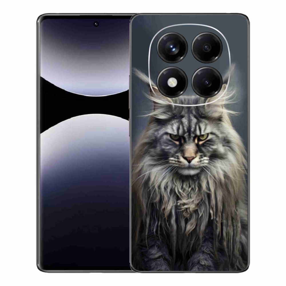 Gél borítás mmCase a Xiaomi Redmi Note 14 Pro számára - macskaszem nézet 4