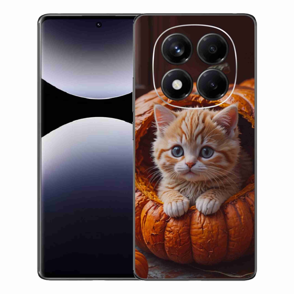 Gél borítás mmCase a Xiaomi Redmi Note 14 Pro számára - cica és tök 2