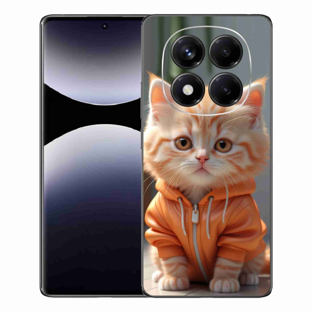 Gél borítás mmCase a Xiaomi Redmi Note 14 Pro számára - cica melegítőben