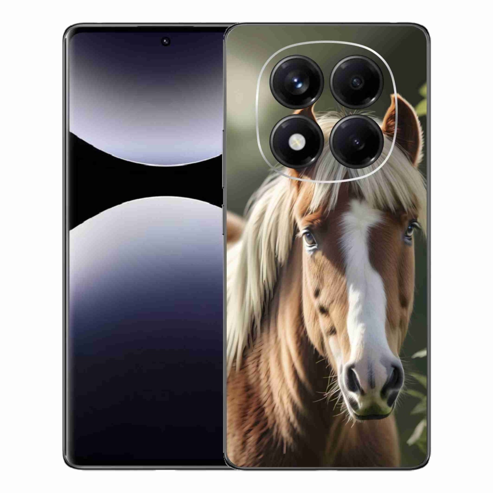 Gél borítás mmCase a Xiaomi Redmi Note 14 Pro számára - ló könnyű sörénnyel
