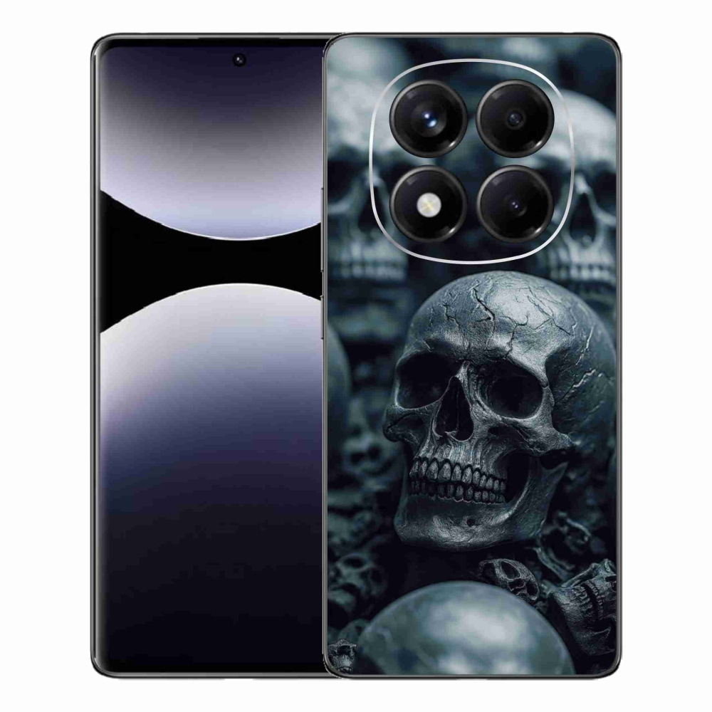 Gél borítás mmCase a Xiaomi Redmi Note 14 Pro-hoz - koponya 2