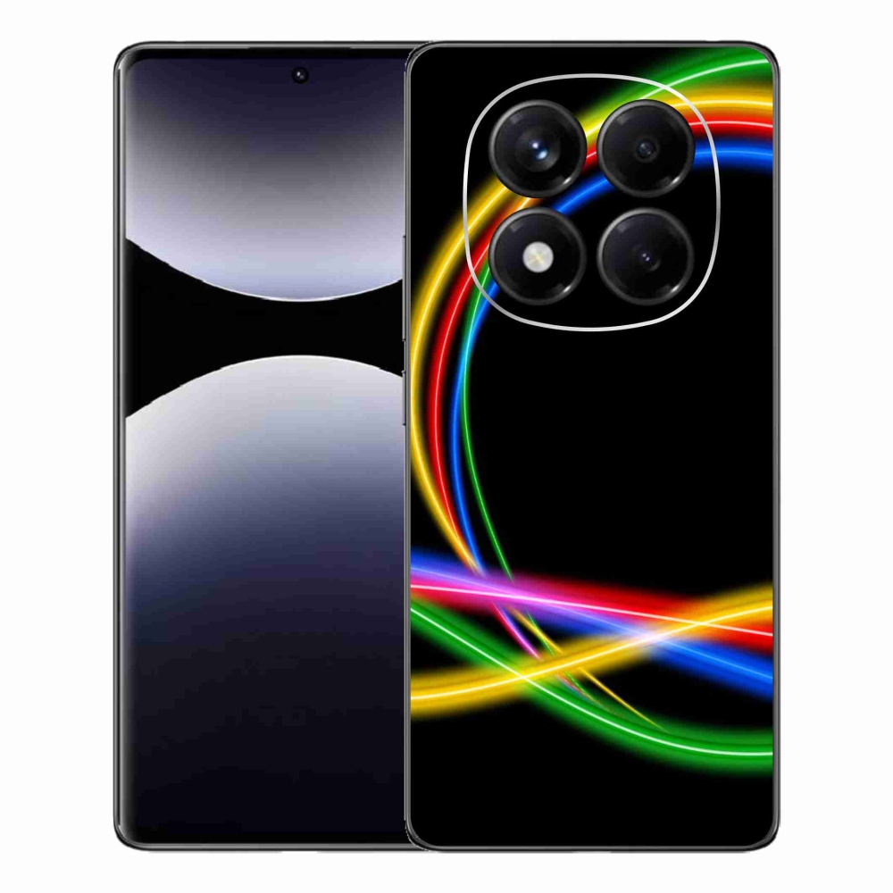 Gél borítás mmCase a Xiaomi Redmi Note 14 Pro számára - neon körök