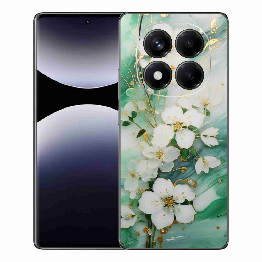 Gél borítás mmCase a Xiaomi Redmi Note 14 Pro számára - finom virágok