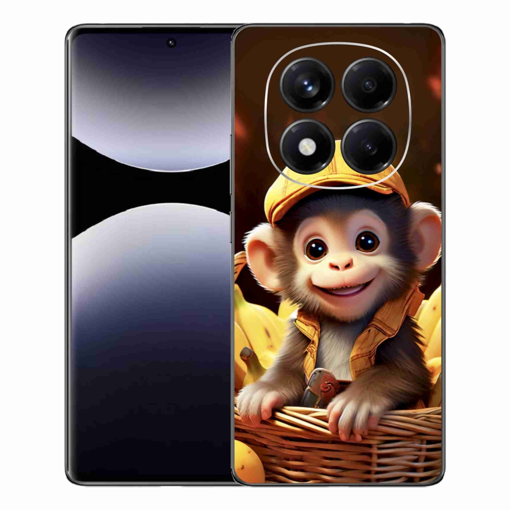 Gél borítás mmCase a Xiaomi Redmi Note 14 Pro számára - majom a kosárban