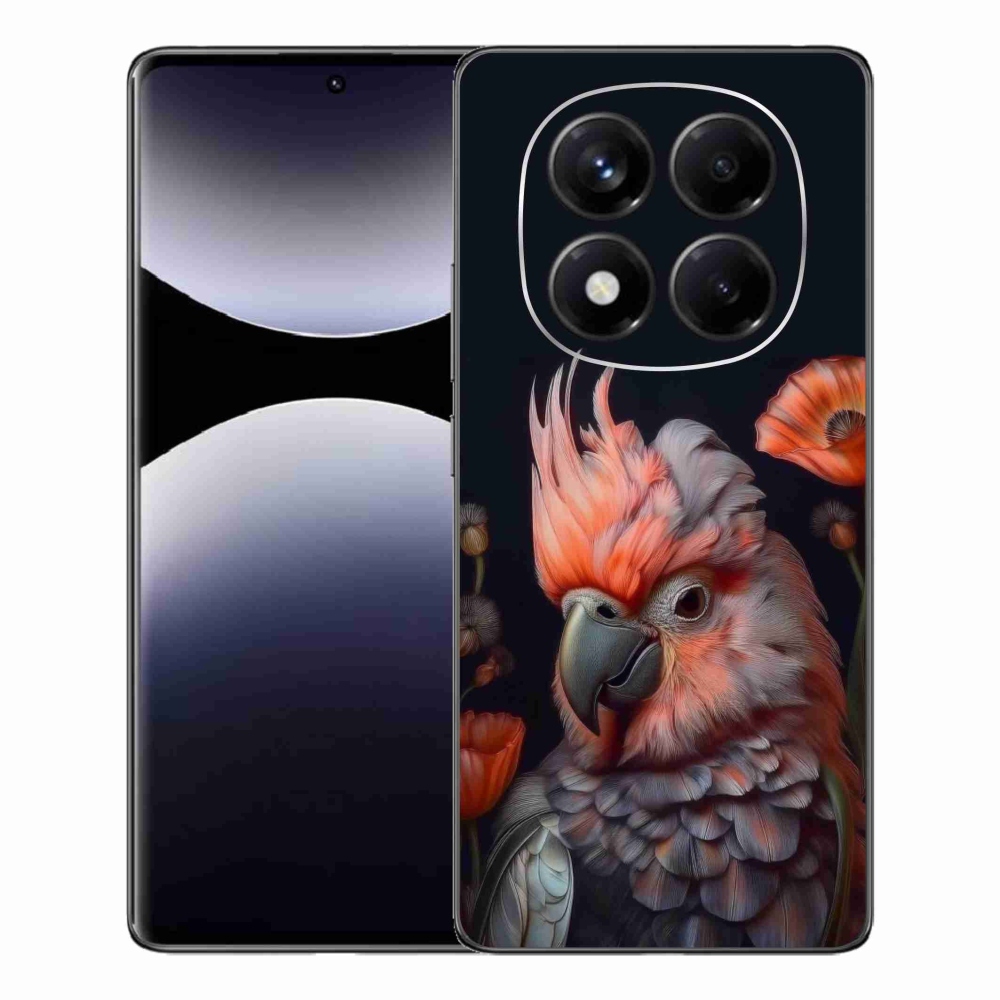 Gél borítás mmCase a Xiaomi Redmi Note 14 Pro számára - papagáj kakadu színekben