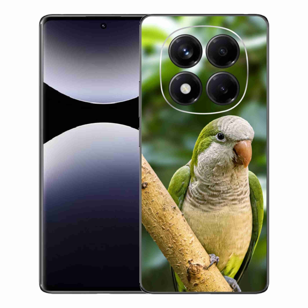 Zselés borítás mmCase a Xiaomi Redmi Note 14 Pro készülékhez - papagáj