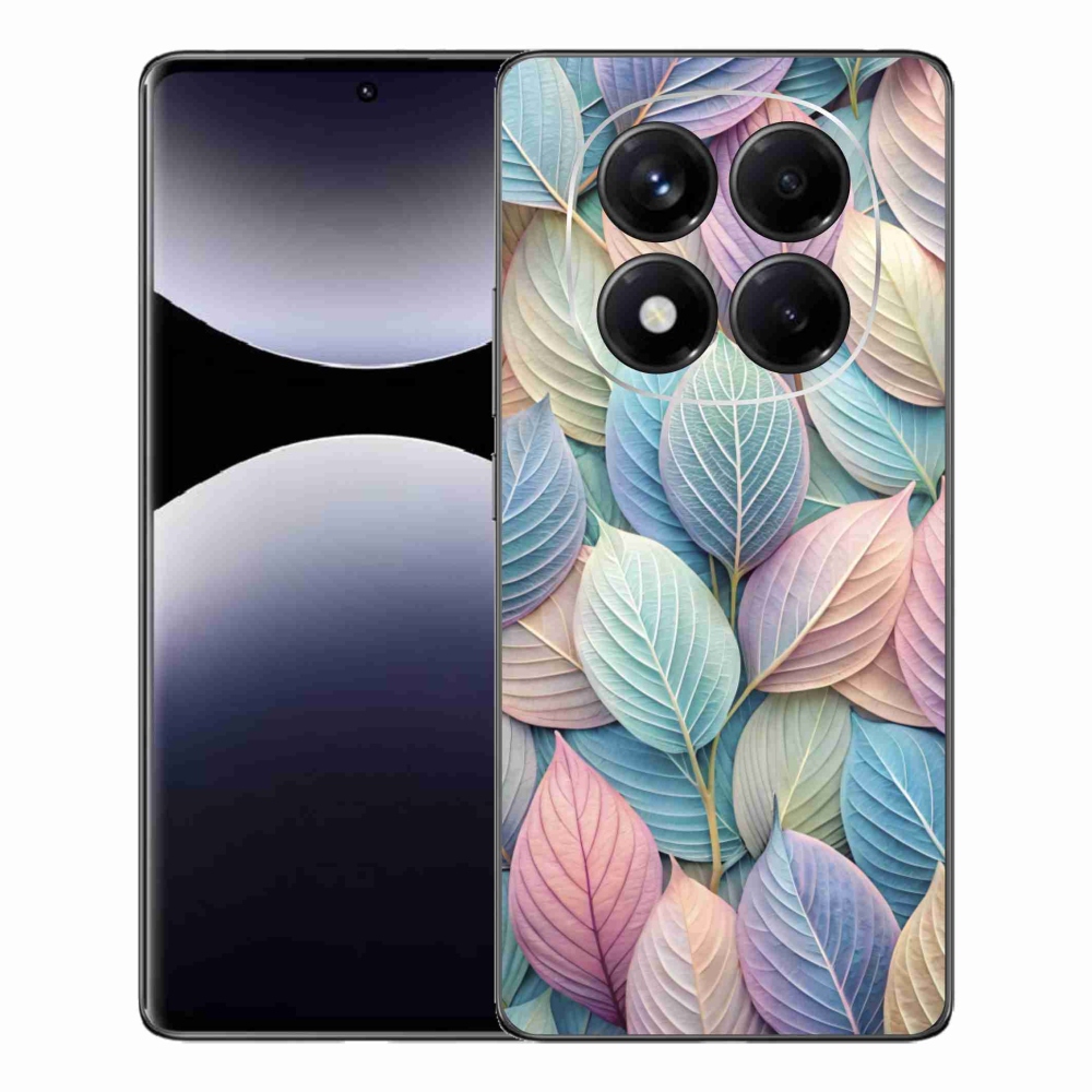 Gél borítás mmCase a Xiaomi Redmi Note 14 Pro számára - pasztell levelek