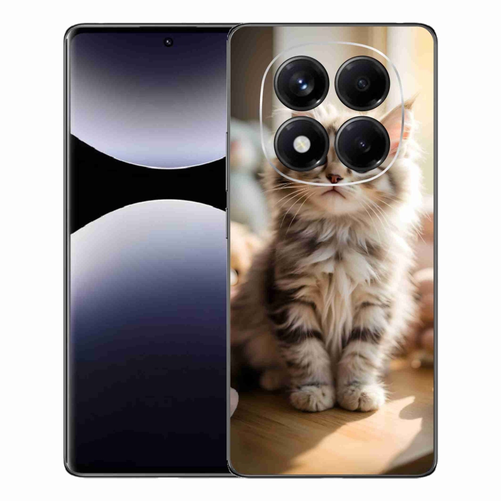 Gél borítás mmCase a Xiaomi Redmi Note 14 Pro számára - aranyos cica 10