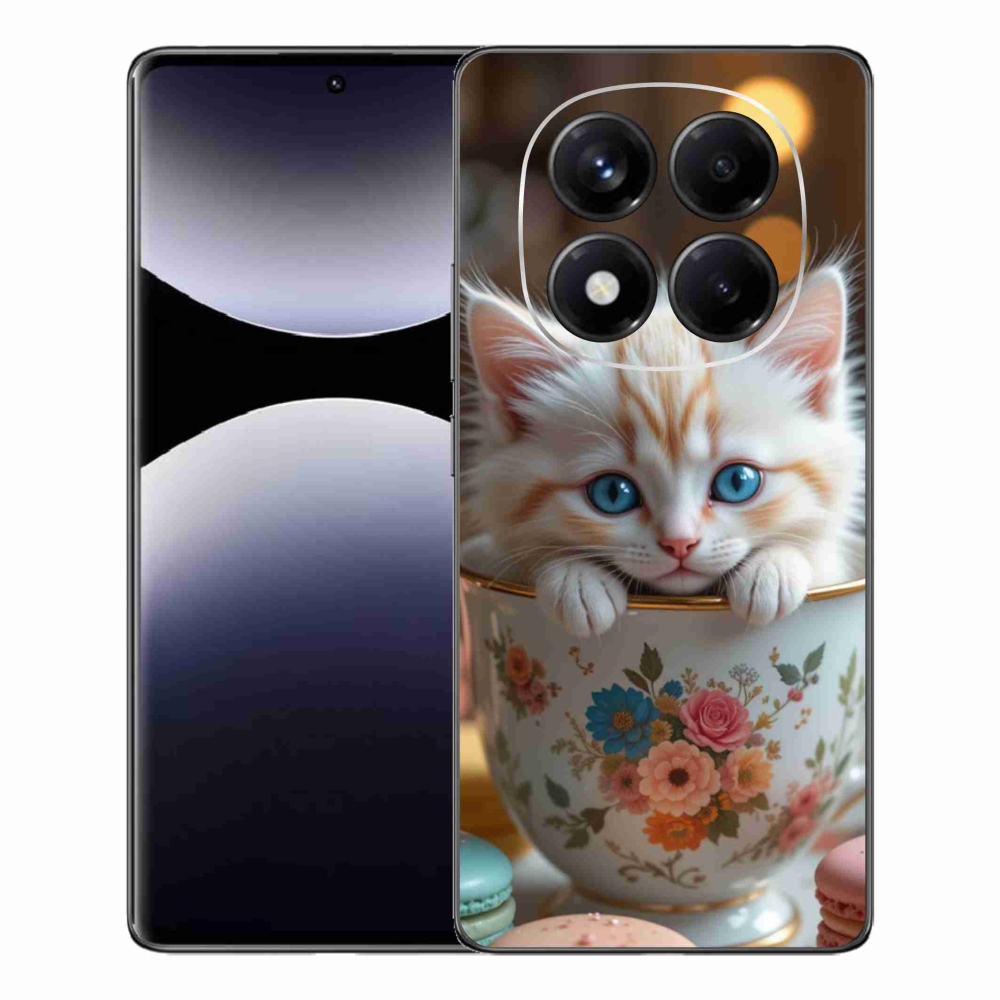 Gél borítás mmCase a Xiaomi Redmi Note 14 Pro számára - aranyos cica 6