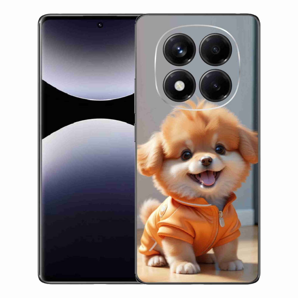 Gél borítás mmCase a Xiaomi Redmi Note 14 Pro számára - aranyos pomerániai pulóverben