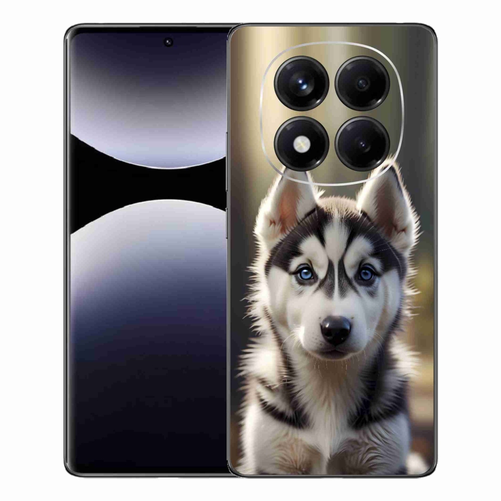 Gél borítás mmCase a Xiaomi Redmi Note 14 Pro számára - aranyos szibériai husky