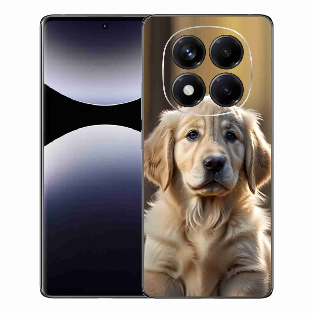 Gél borítás mmCase a Xiaomi Redmi Note 14 Pro számára - aranyos arany retriever