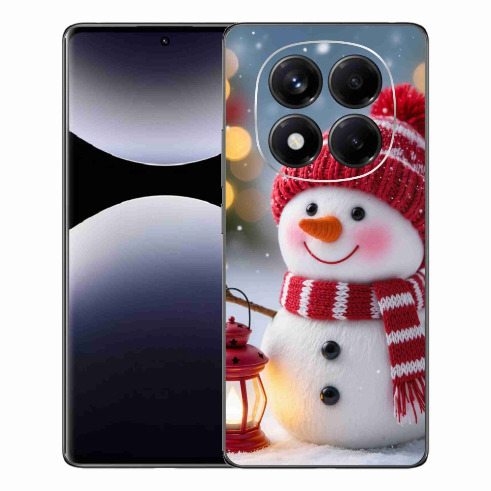 Gél borítás mmCase a Xiaomi Redmi Note 14 Pro számára - hóember 2