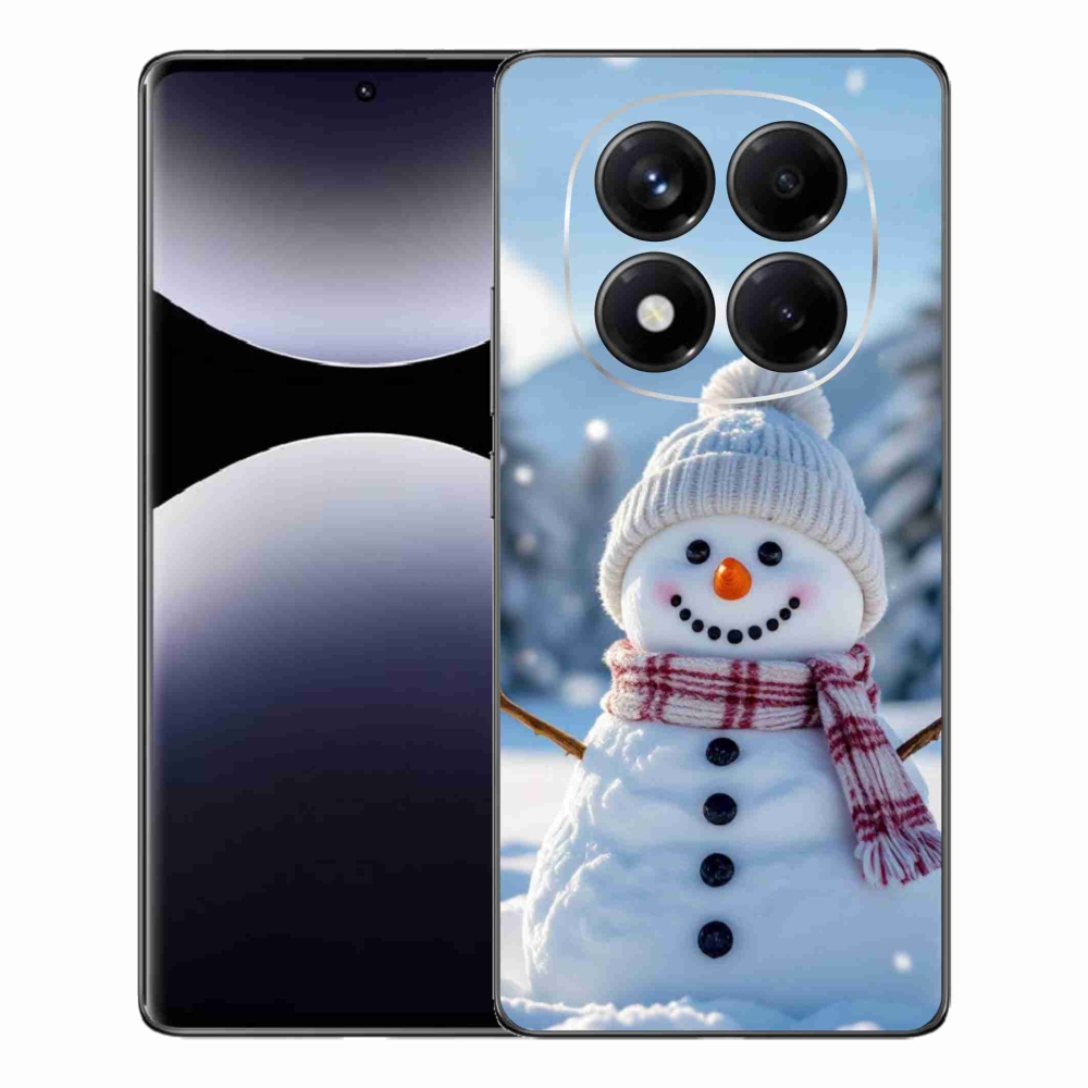 Gél borítás mmCase a Xiaomi Redmi Note 14 Pro számára - hóember 3