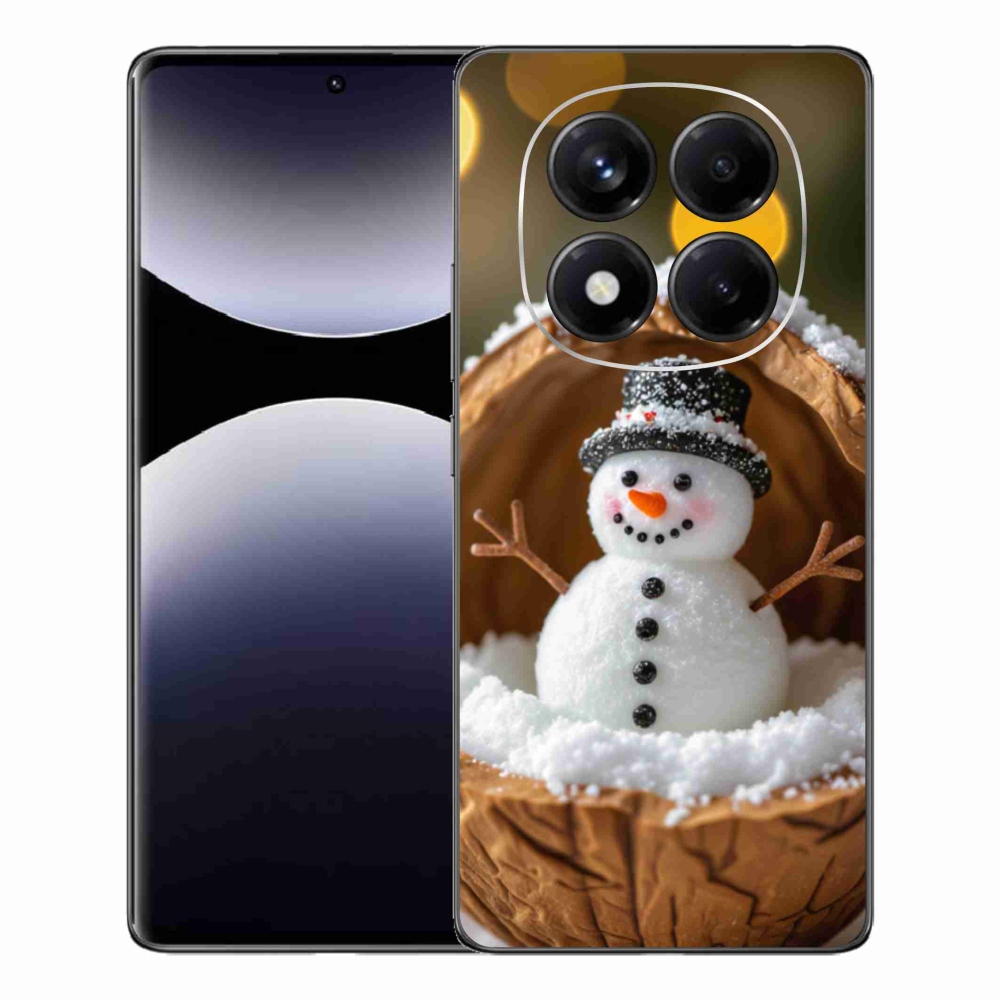 Gél borítás mmCase a Xiaomi Redmi Note 14 Pro számára - hóember 4