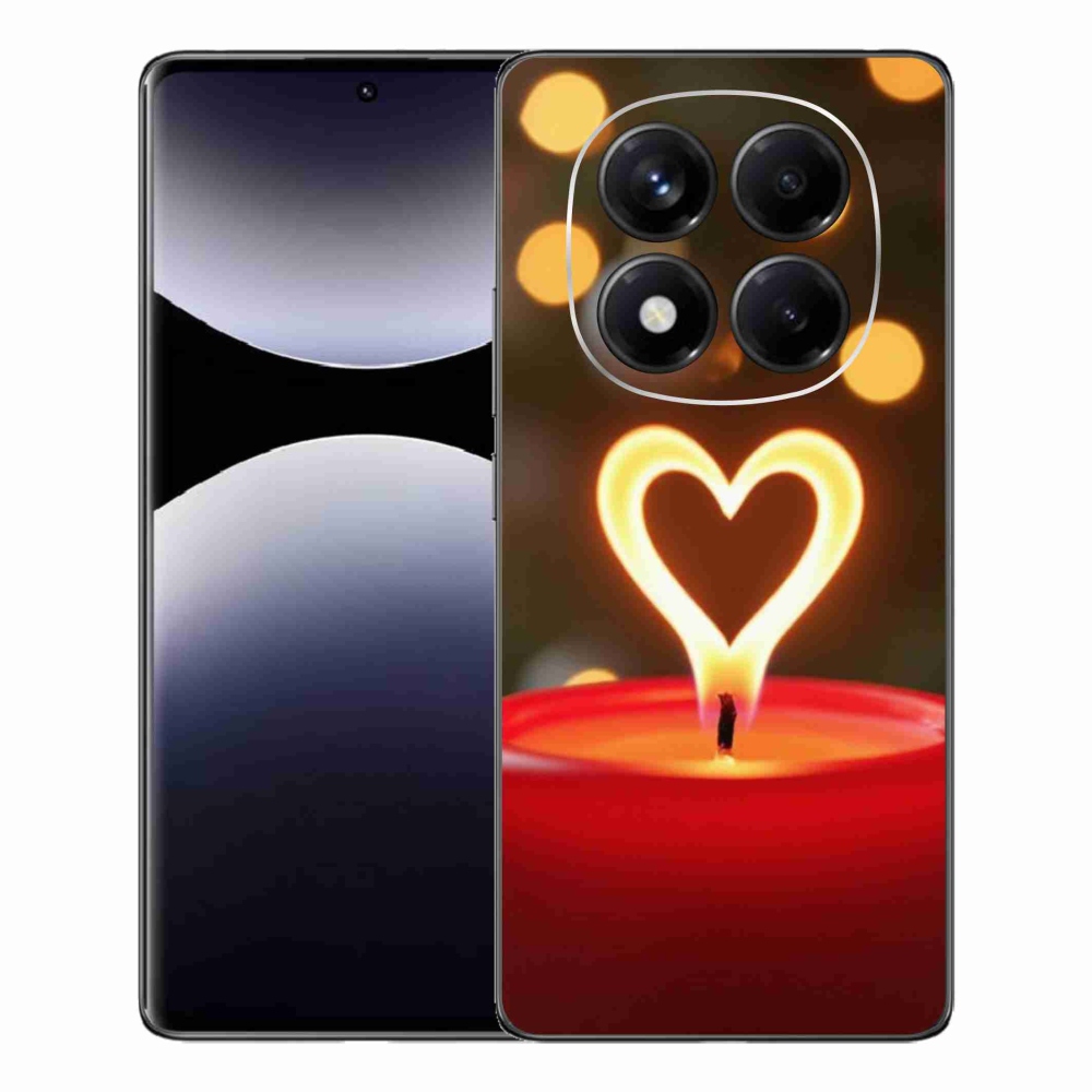 Gél borítás mmCase a Xiaomi Redmi Note 14 Pro számára - lángszív