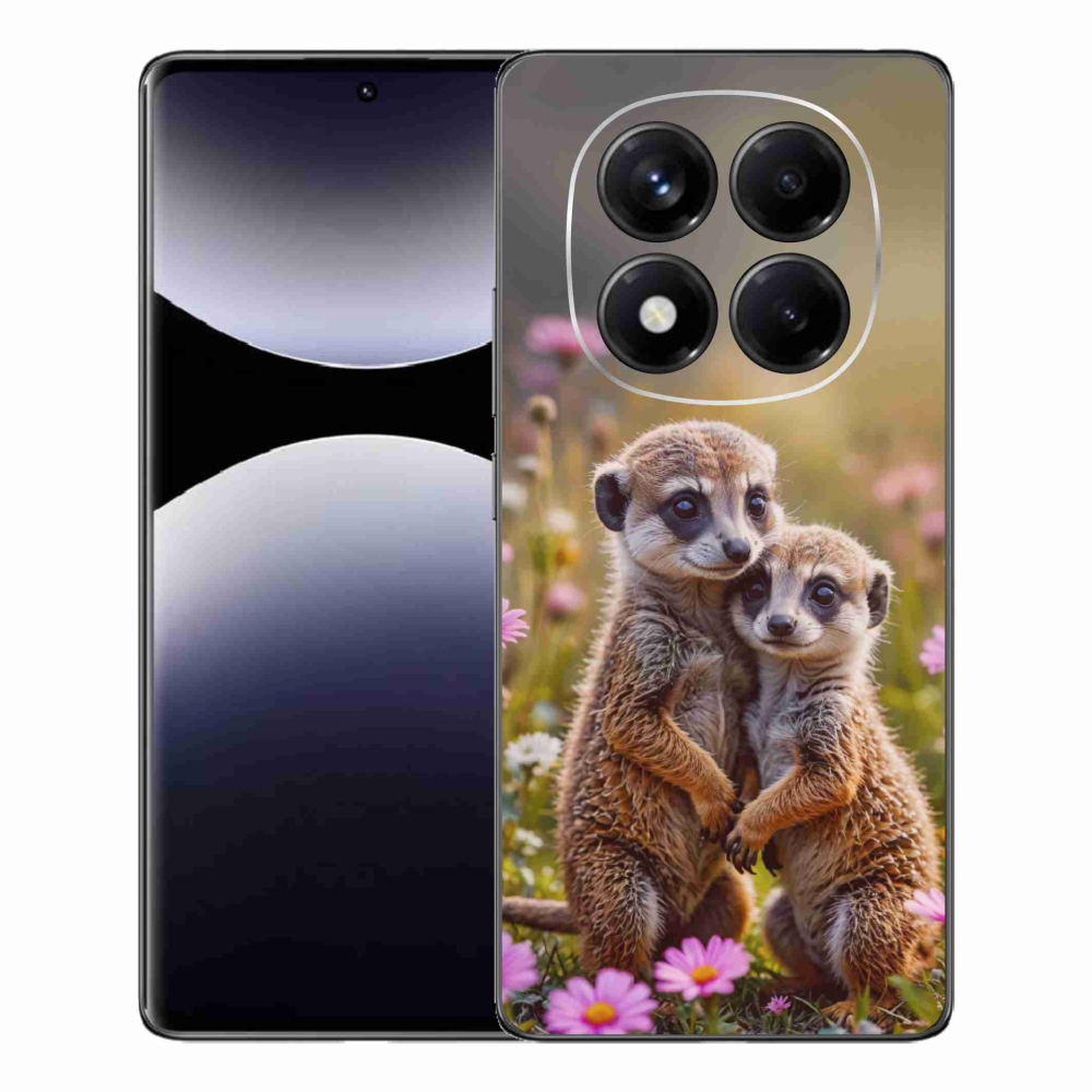 Gél borítás mmCase a Xiaomi Redmi Note 14 Pro számára - szurikátás duó