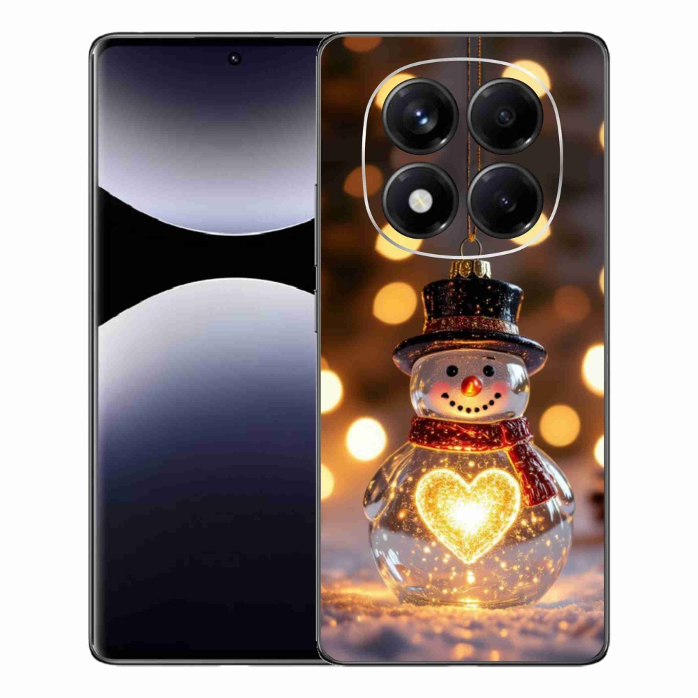 Gél borítás mmCase a Xiaomi Redmi Note 14 Pro számára - karácsonyi hóember