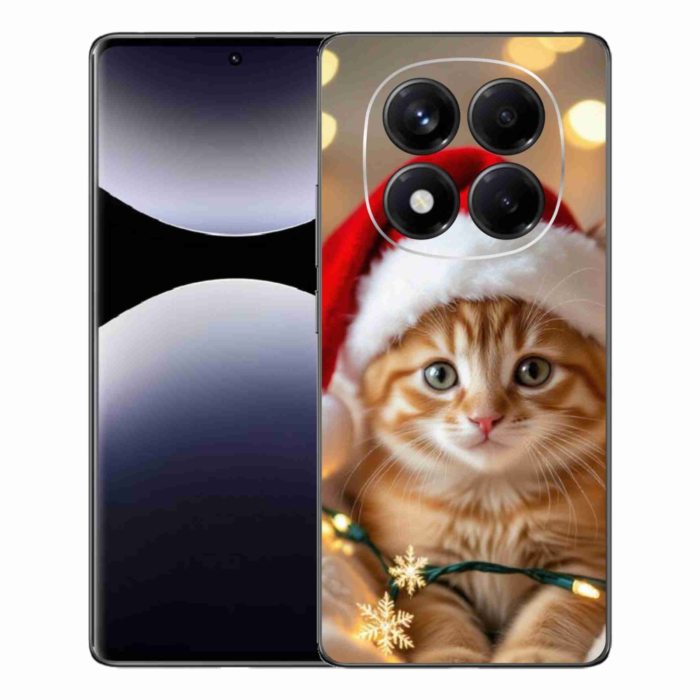 Gél borítás mmCase a Xiaomi Redmi Note 14 Pro számára - Karácsonyi cica