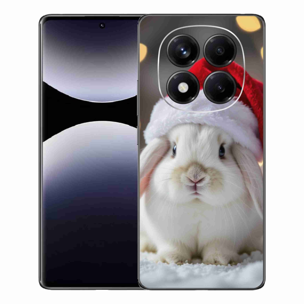Gél borítás mmCase a Xiaomi Redmi Note 14 Pro számára - karácsonyi nyuszi