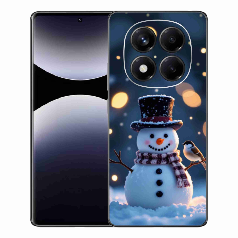 Gél borítás mmCase a Xiaomi Redmi Note 14 Pro számára - karácsonyi hóember