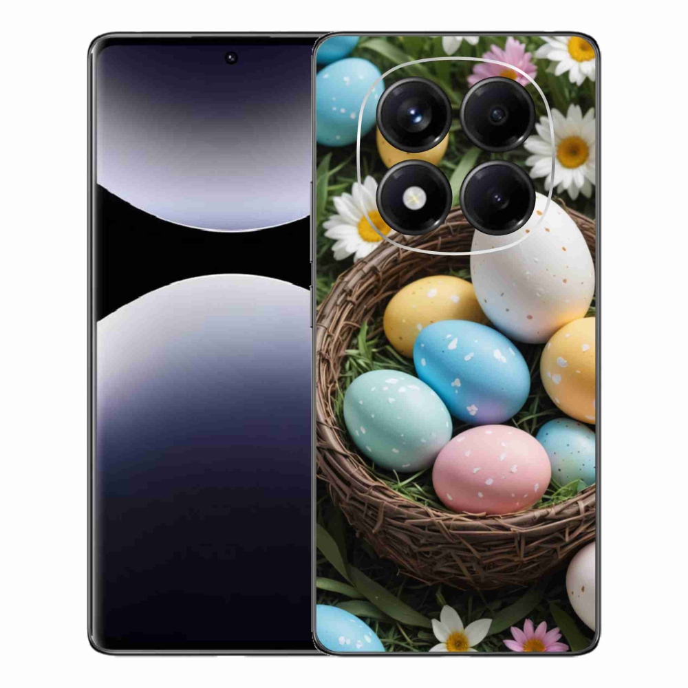 Gél borítás mmCase a Xiaomi Redmi Note 14 Pro számára - Húsvéti tojások 2