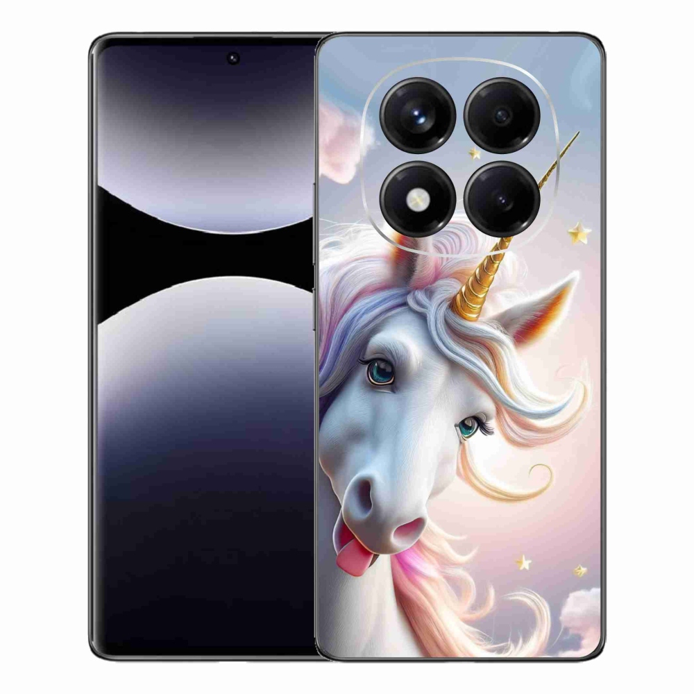 Gél borítás mmCase a Xiaomi Redmi Note 14 Pro számára - vidám egyszarvú