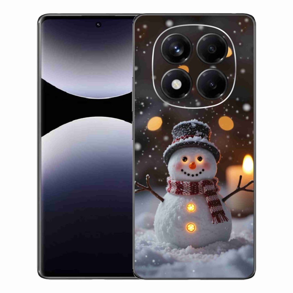 Gél borítás mmCase a Xiaomi Redmi Note 14 Pro számára - boldog hóember