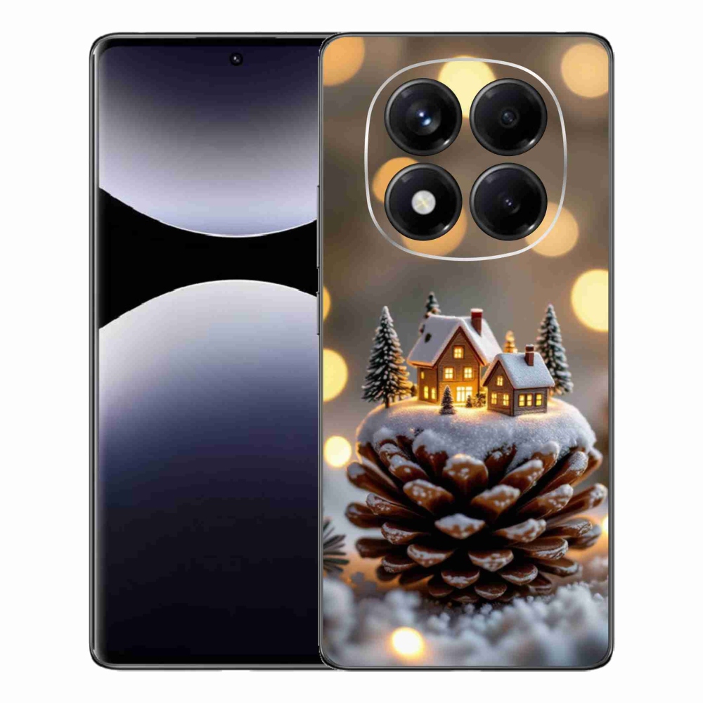 Gél borítás mmCase a Xiaomi Redmi Note 14 Pro számára - téli falu