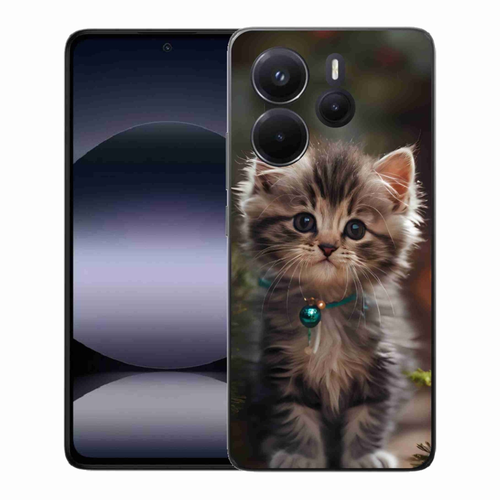 Gél borító mmCase a Xiaomi Redmi Note 14-hez - aranyos cica 11