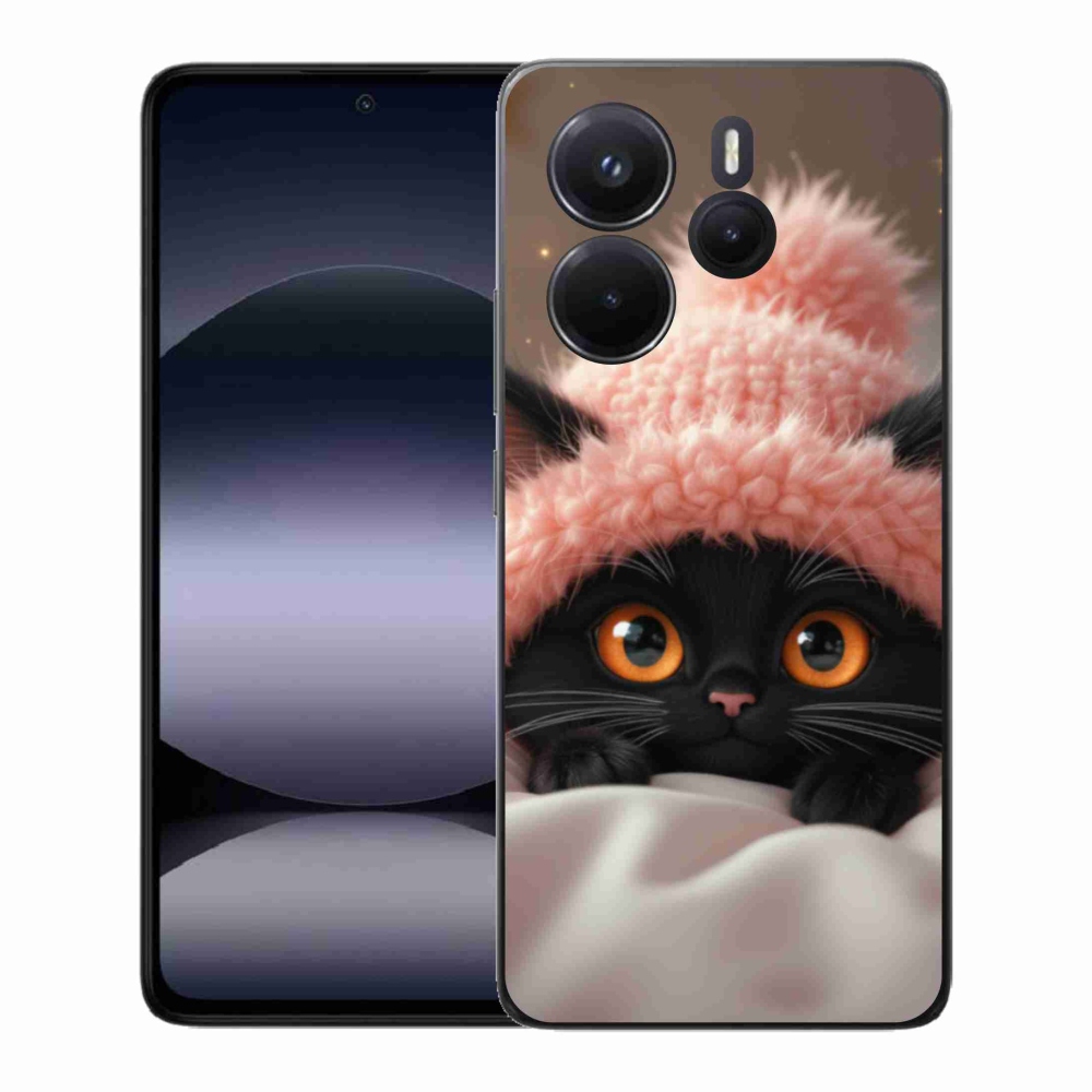 Gél borító mmCase a Xiaomi Redmi Note 14-hez - aranyos cica 7