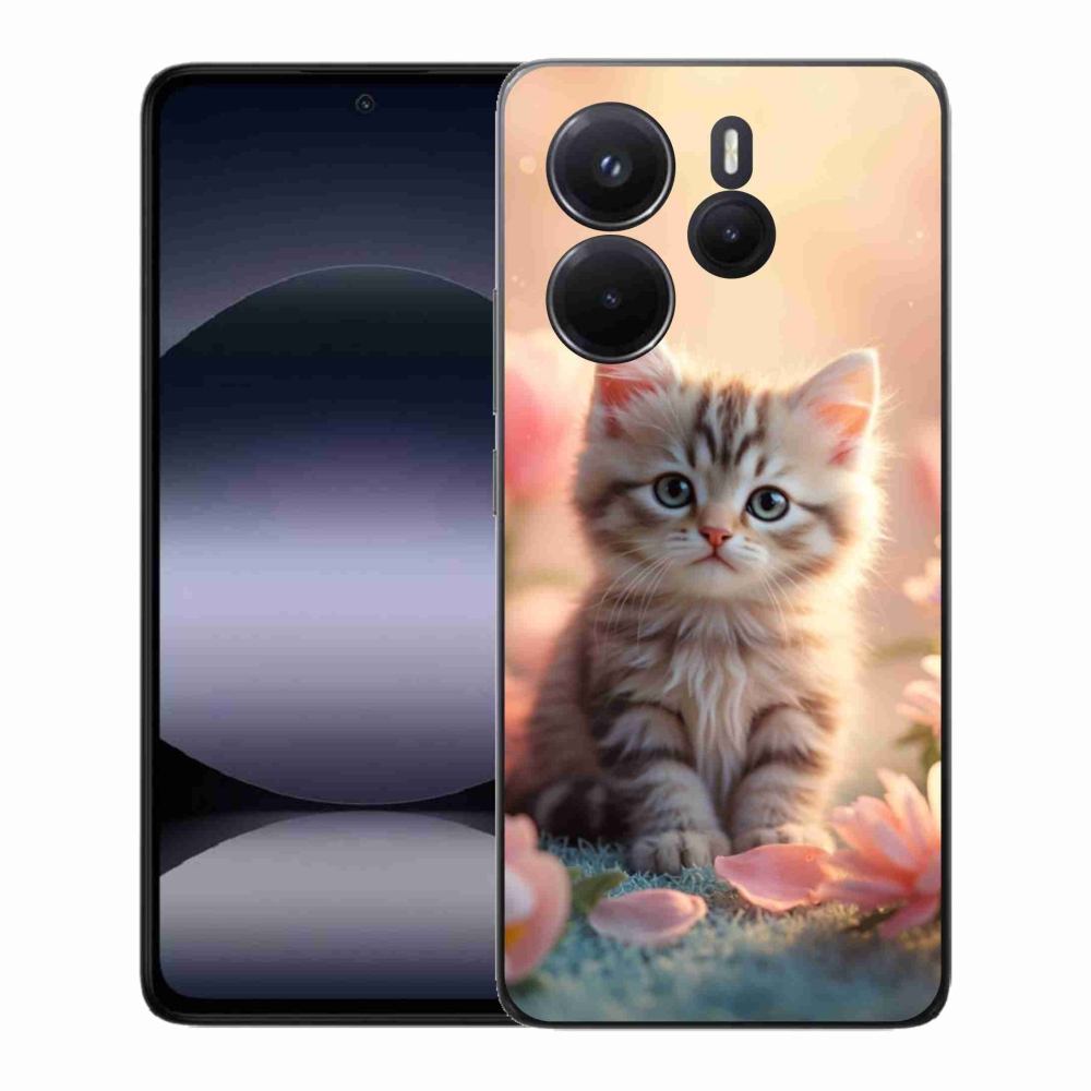 Gél borító mmCase a Xiaomi Redmi Note 14-hez - aranyos cica 8