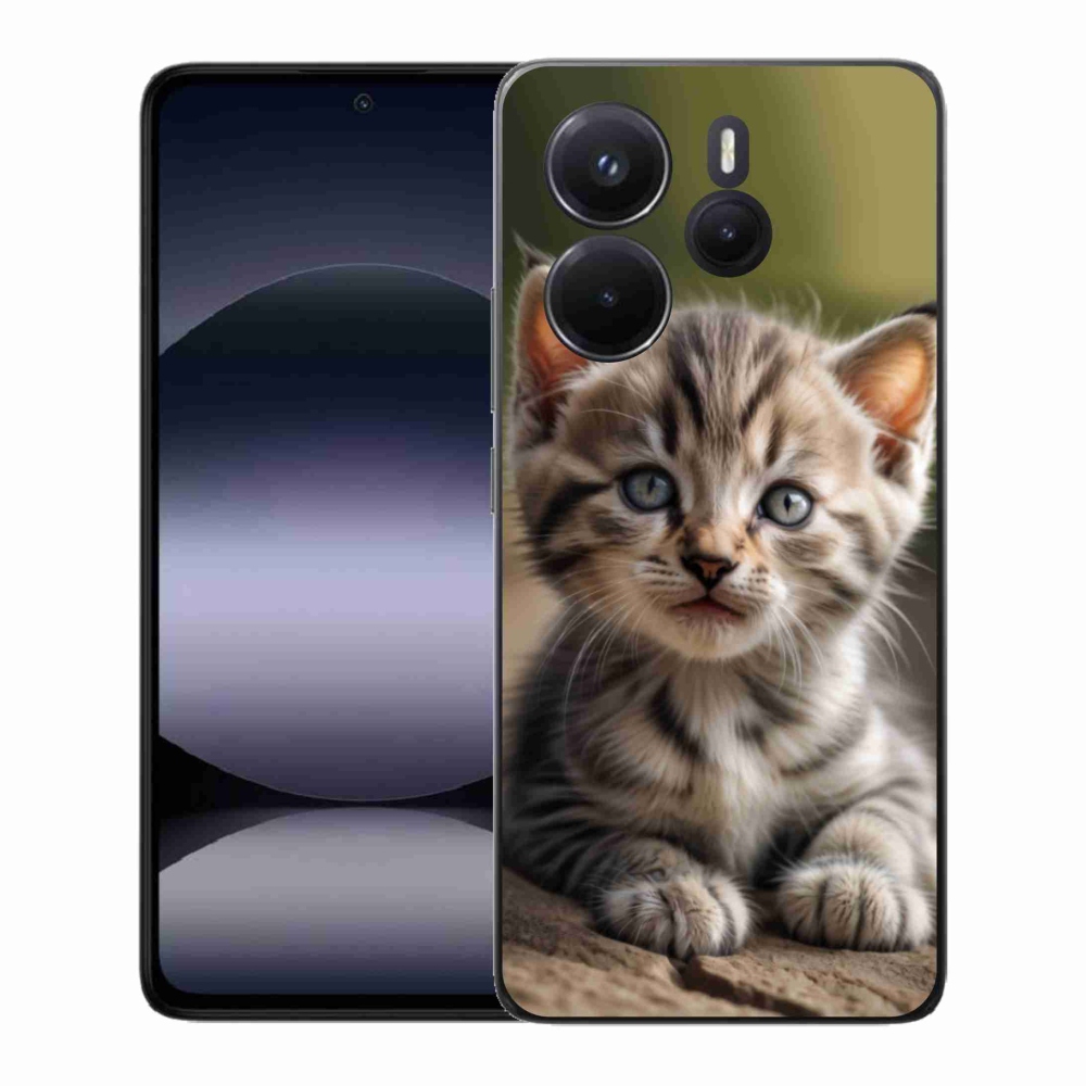 Gél borító mmCase a Xiaomi Redmi Note 14-hez - aranyos cica 9