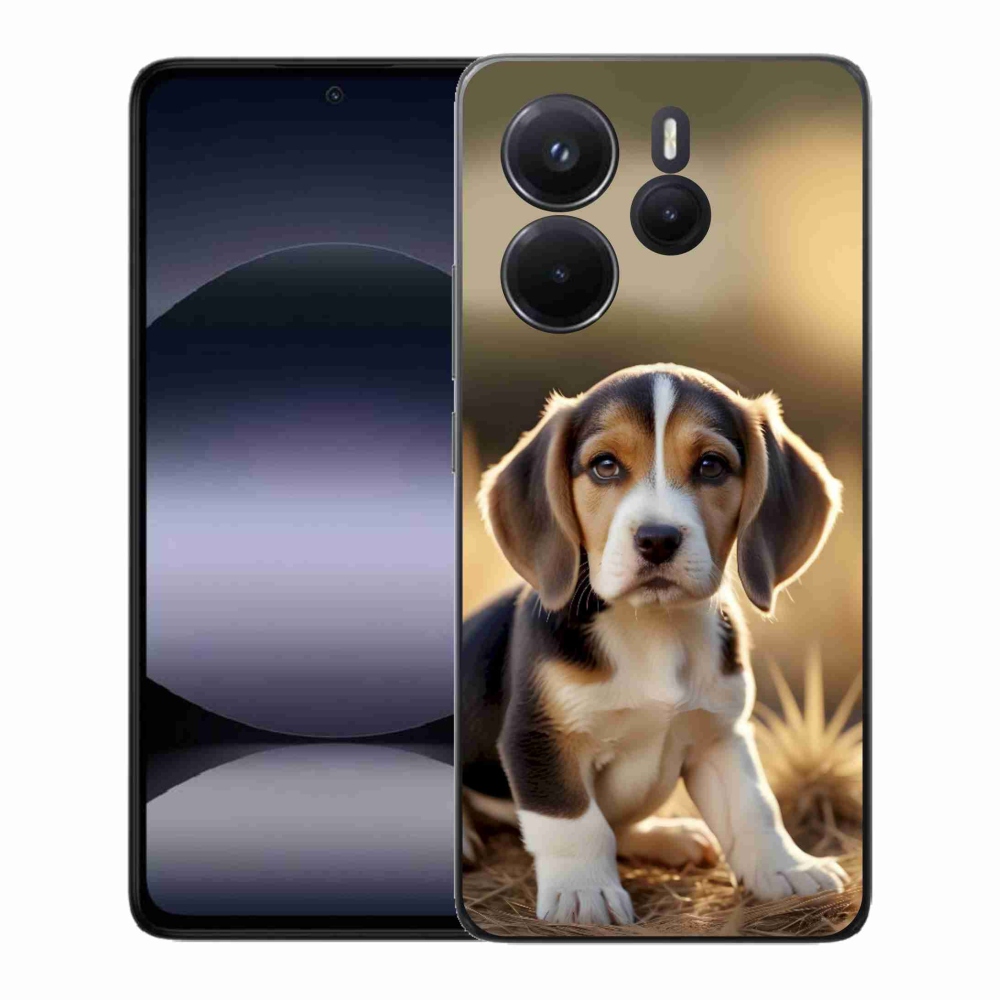 Gél borítás mmCase a Xiaomi Redmi Note 14-hez - aranyos bézs színű